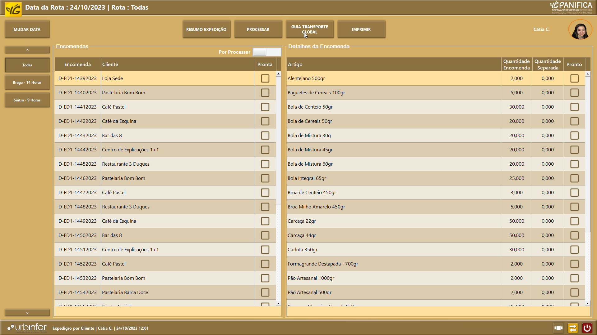Módulo Terminal de Expedição
